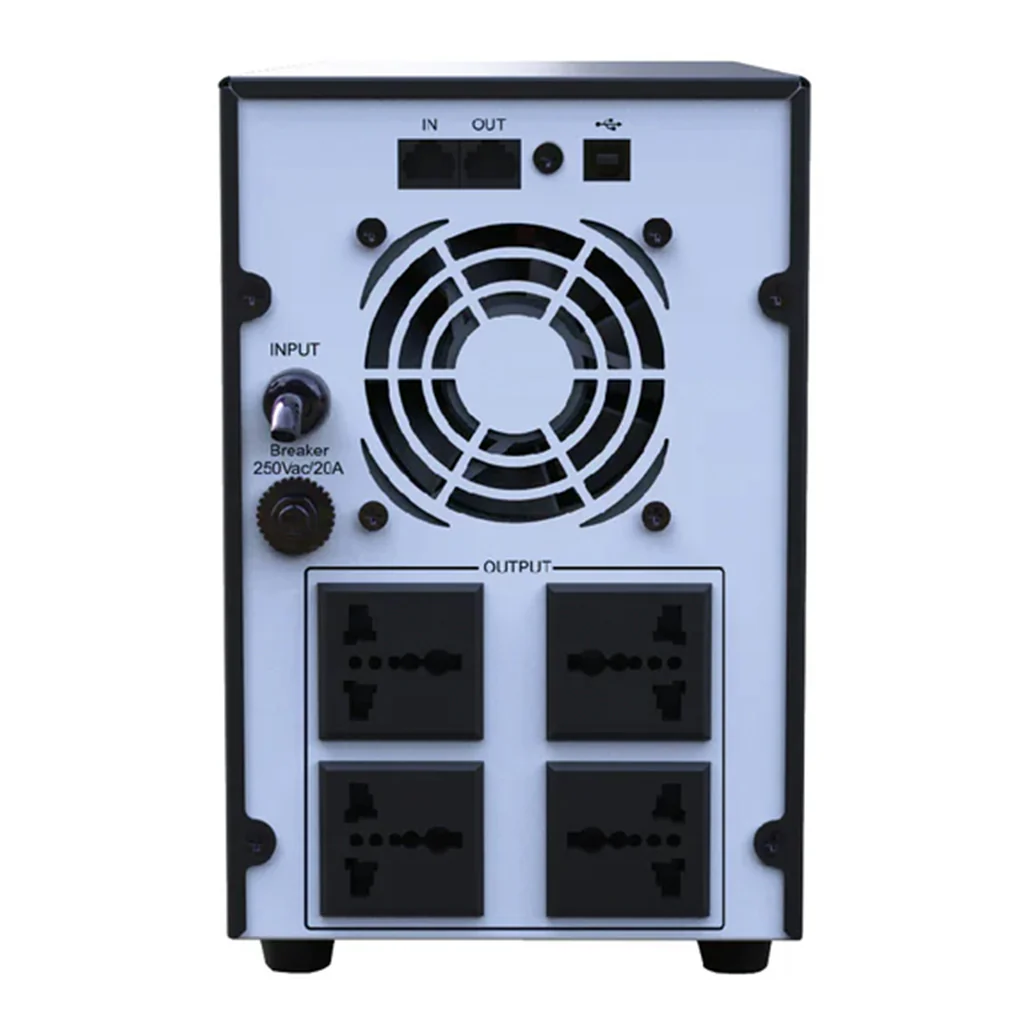 Beco GS3000 3000VA UPS System with AVR, LCD Display & Short Circuit Protection - Image 2