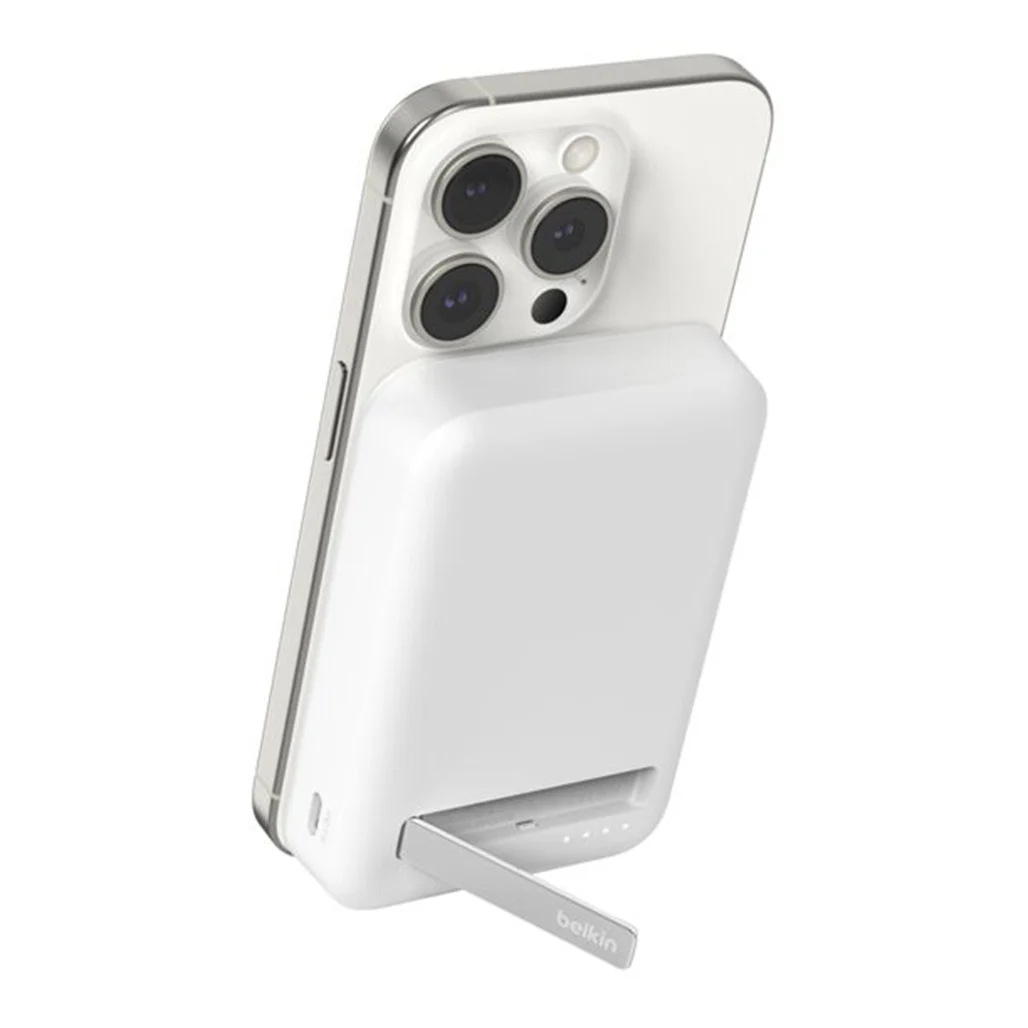 Belkin BoostCharge Pro 10,000mAh Magnetic Power Bank with Qi2 15W Wireless Fast Charging & Kickstand - Image 7
