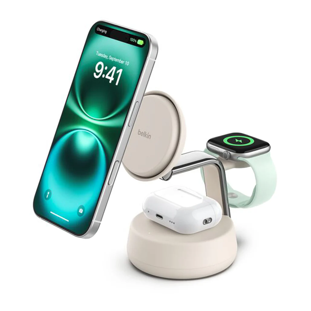 Belkin UltraCharge Pro 3-in-1 Magnetic Charging Dock