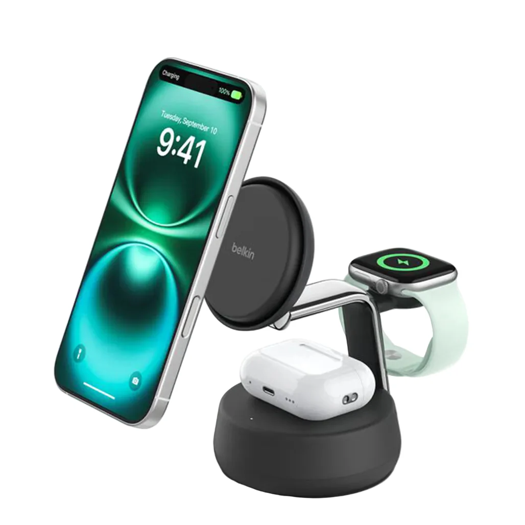 Belkin UltraCharge Pro 3-in-1 Magnetic Charging Dock - Image 2