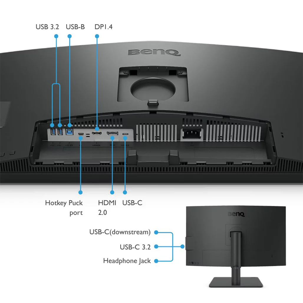 BenQ PD2706U - 27" 4K UHD USB-C Monitor - Image 8
