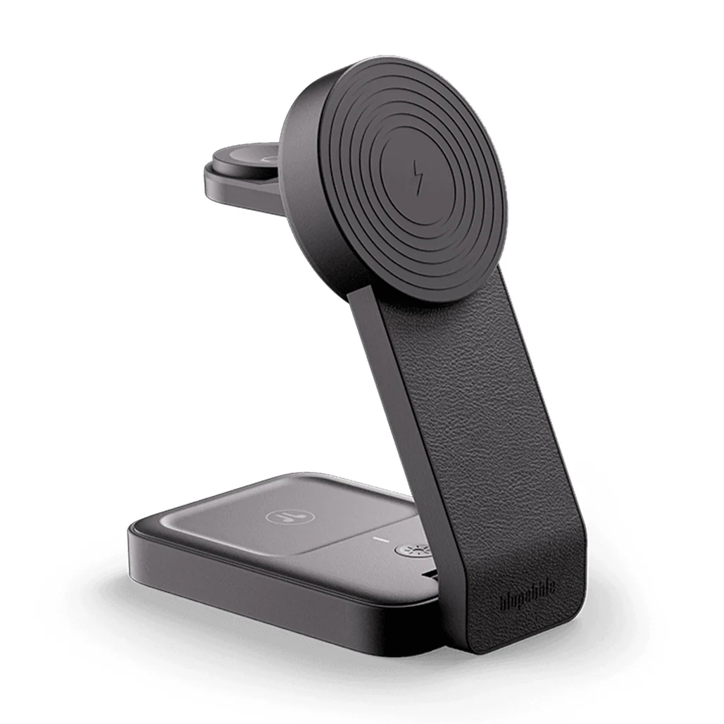 Blupebble 3 in 1 Qi2 Wireless Foldable MagSafe Charging Stand