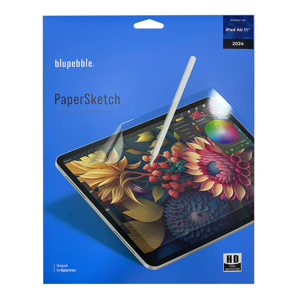 Blupebble iPad Air 11" Paper Sketch Film – Matte Screen Protector for Natural Drawing and Writing Experience