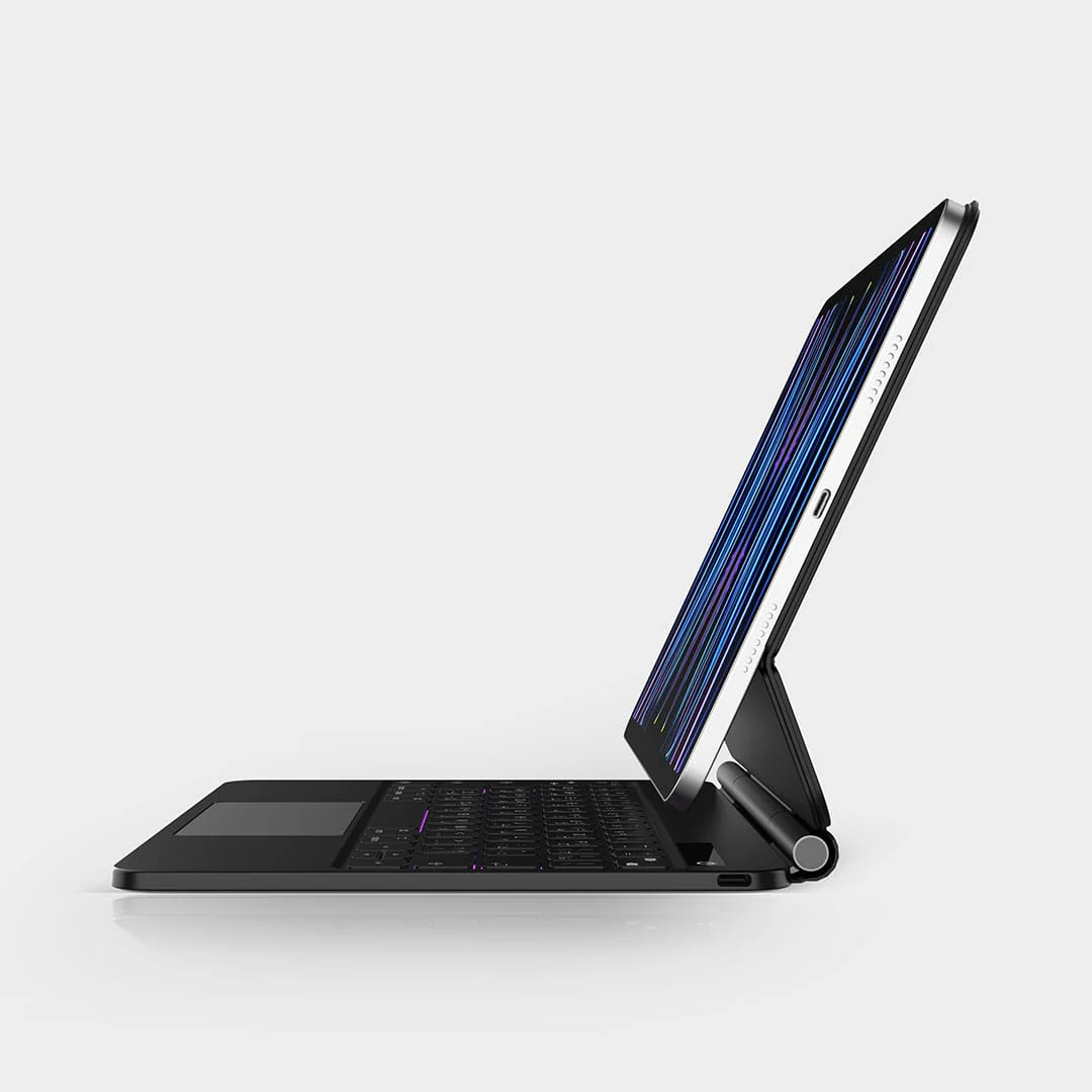 Blupebble Magic Folio with Trackpad English and Arabic Keyboard for iPad Pro 12.9 Inch - Image 2