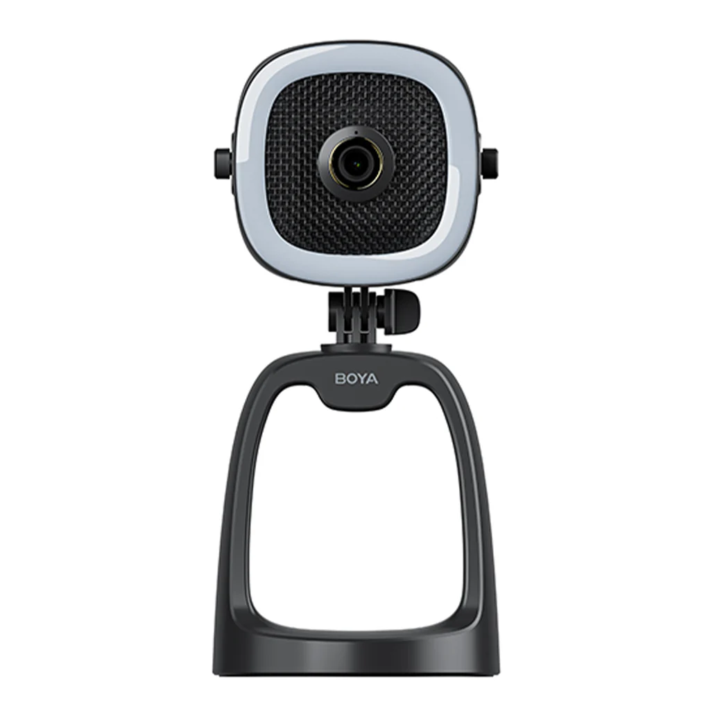 Boya BY-CM6A - All-in-One USB Microphone with 1080p Webcam and LED Ring Light