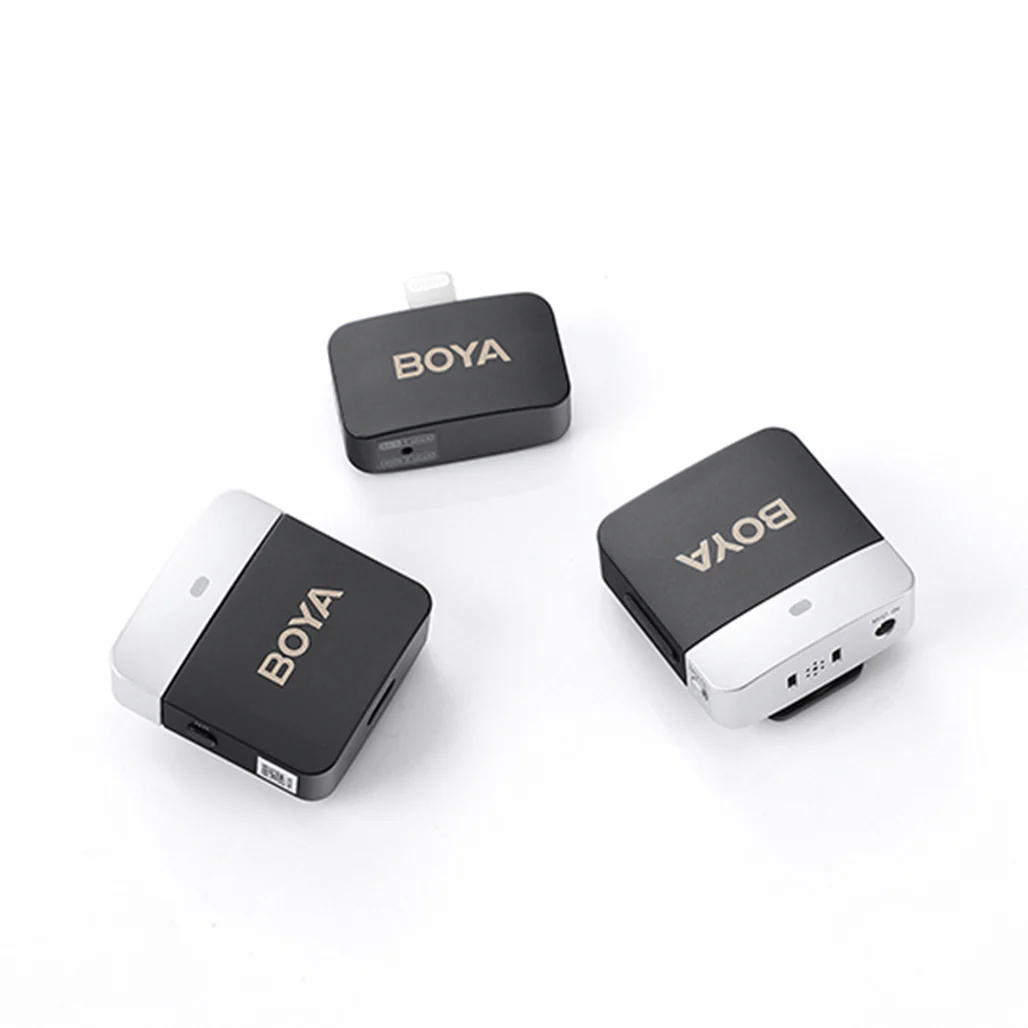 Boya BY-M1V6 - 2.4GHz Dual-Channel Wireless Microphone System for Lightning Devices - Image 3