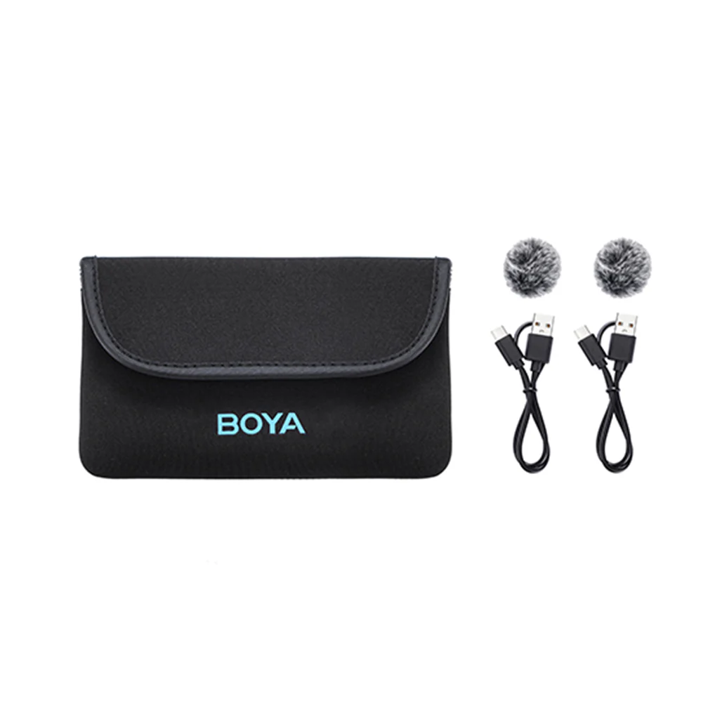 Boya BY-M1V6 - 2.4GHz Dual-Channel Wireless Microphone System for Lightning Devices - Image 4