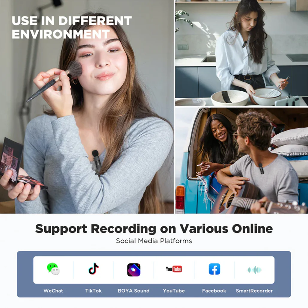Boya BY-V1 - Wireless Lavalier Microphone for iPhone - Image 5