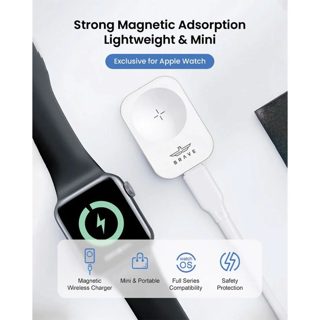 Brave Portable Wireless Charger for Apple Watch - BWC-22 - Image 3