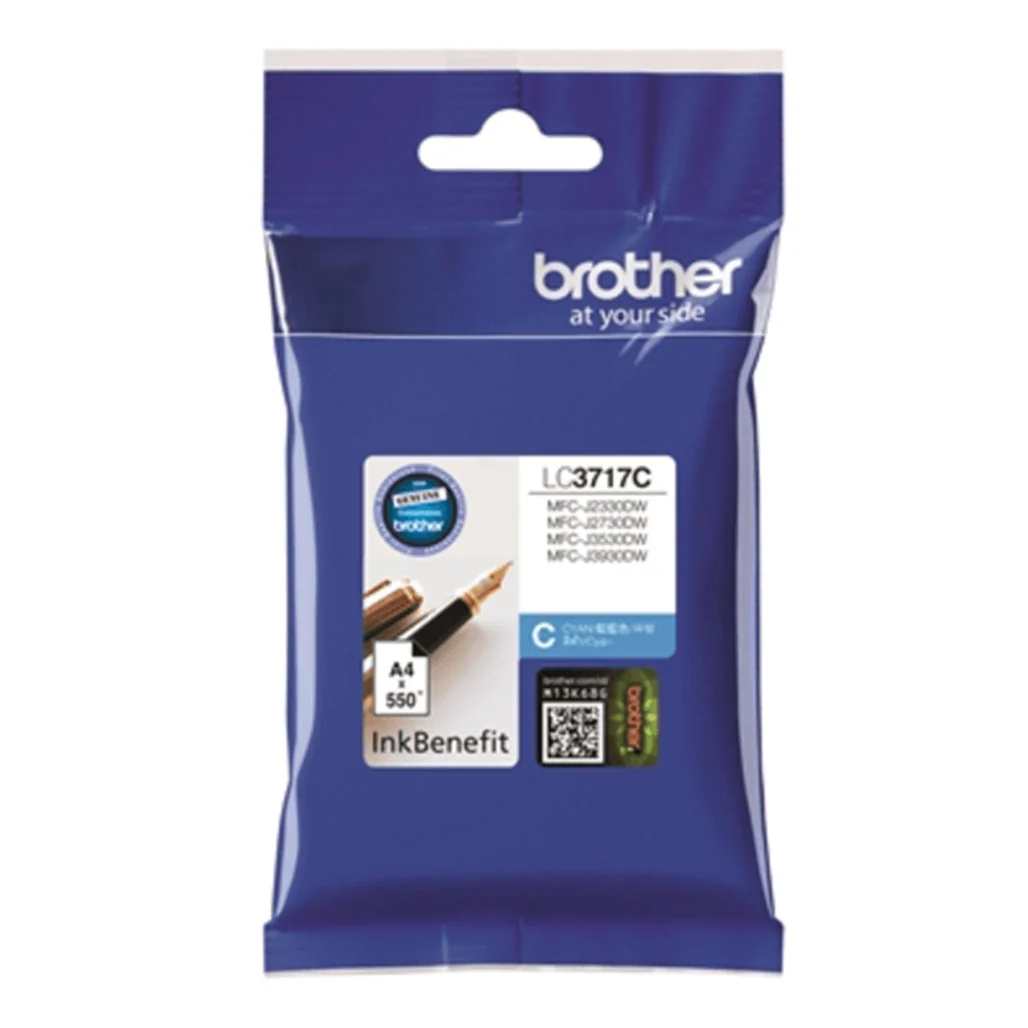 Brother LC3717C Cyan Ink Cartridge - Image 2