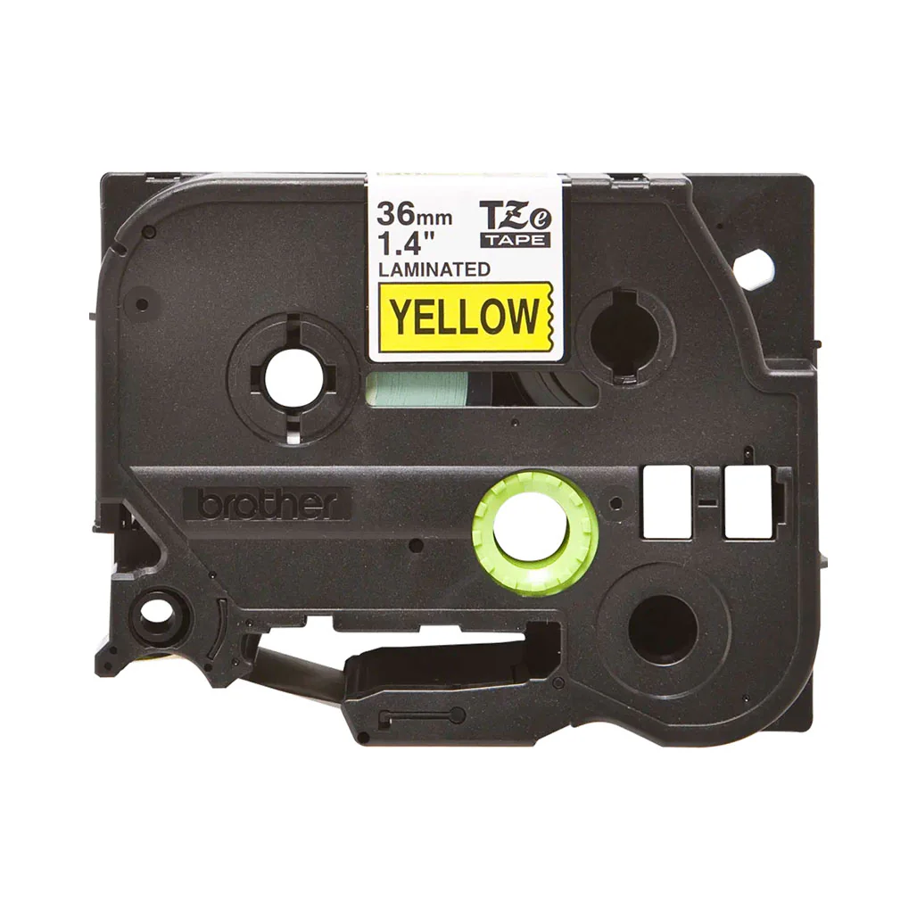Brother TZe-661 Labelling Tape Cassette – Black on Yellow, 36mm wide - Image 2