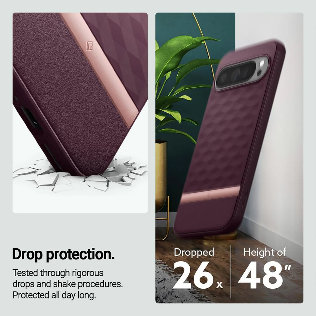 Caseology Parallax Case for Google Pixel 9 Pro XL - Military Grade Protection with 3D Hexa Cube Design - Image 4