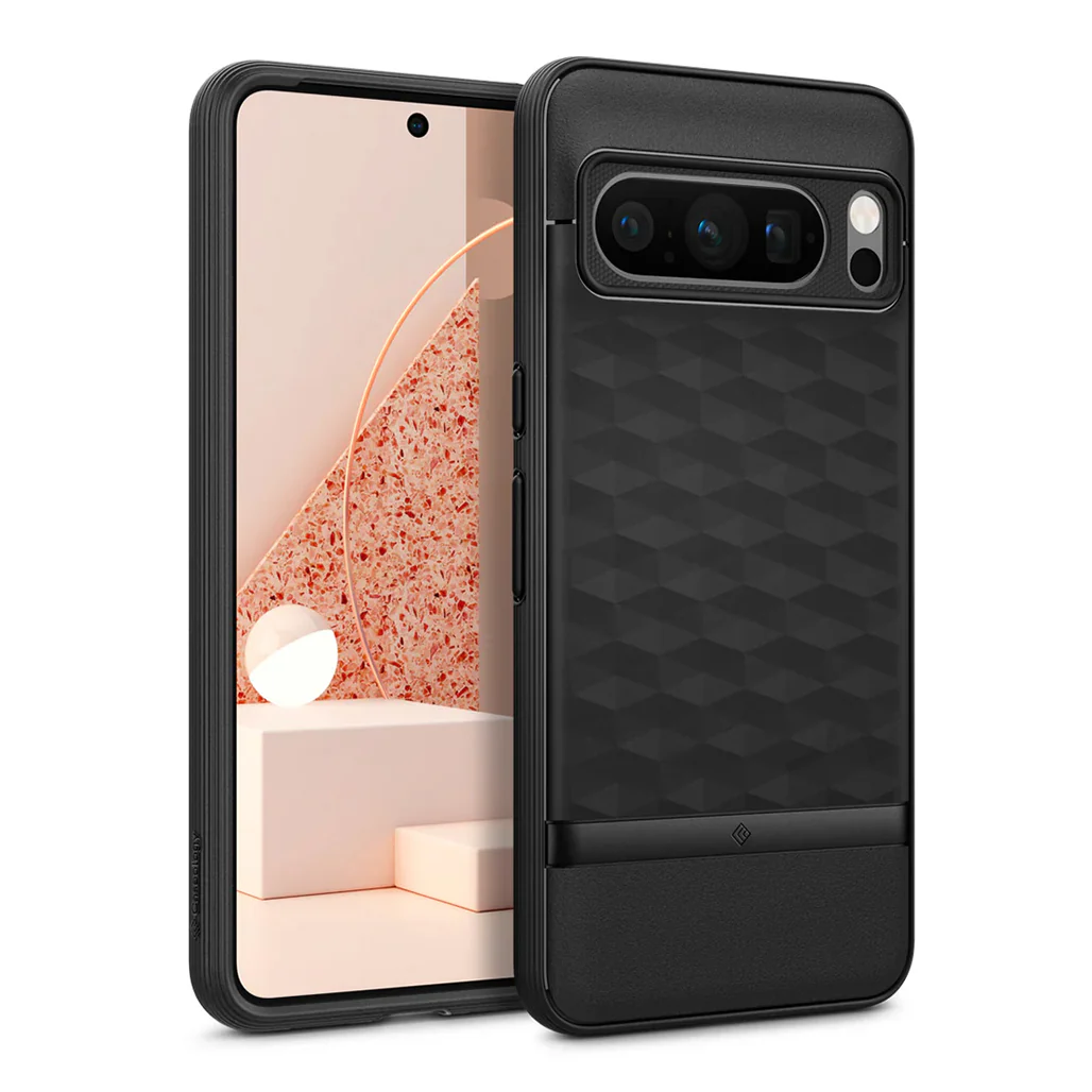 Caseology Parallax - Pixel 8 Pro Cover Case - Matte Black - Image 3