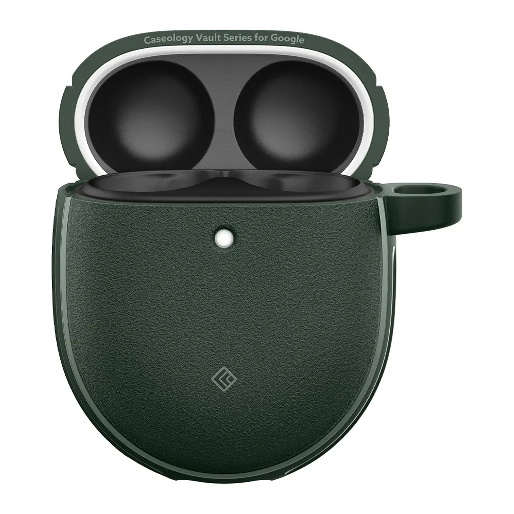 Caseology Vault Rugged Case for Google Pixel Buds Pro / Pro 2 – Durable TPU, Wireless Charging Compatible with Carabiner - Image 9