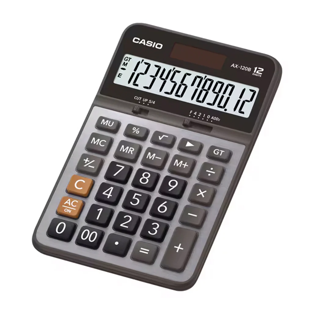 Casio AX-120B - 12-Digit Compact Desk Calculator