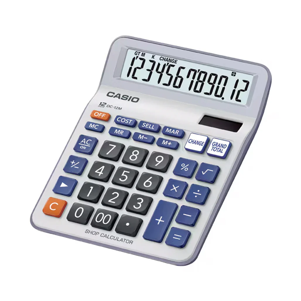 Casio DC-12M - 12-Digit Desktop Calculator