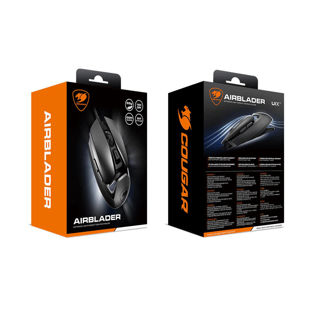 Cougar AirBlader - Extreme Lightweight Gaming Mouse - Image 9