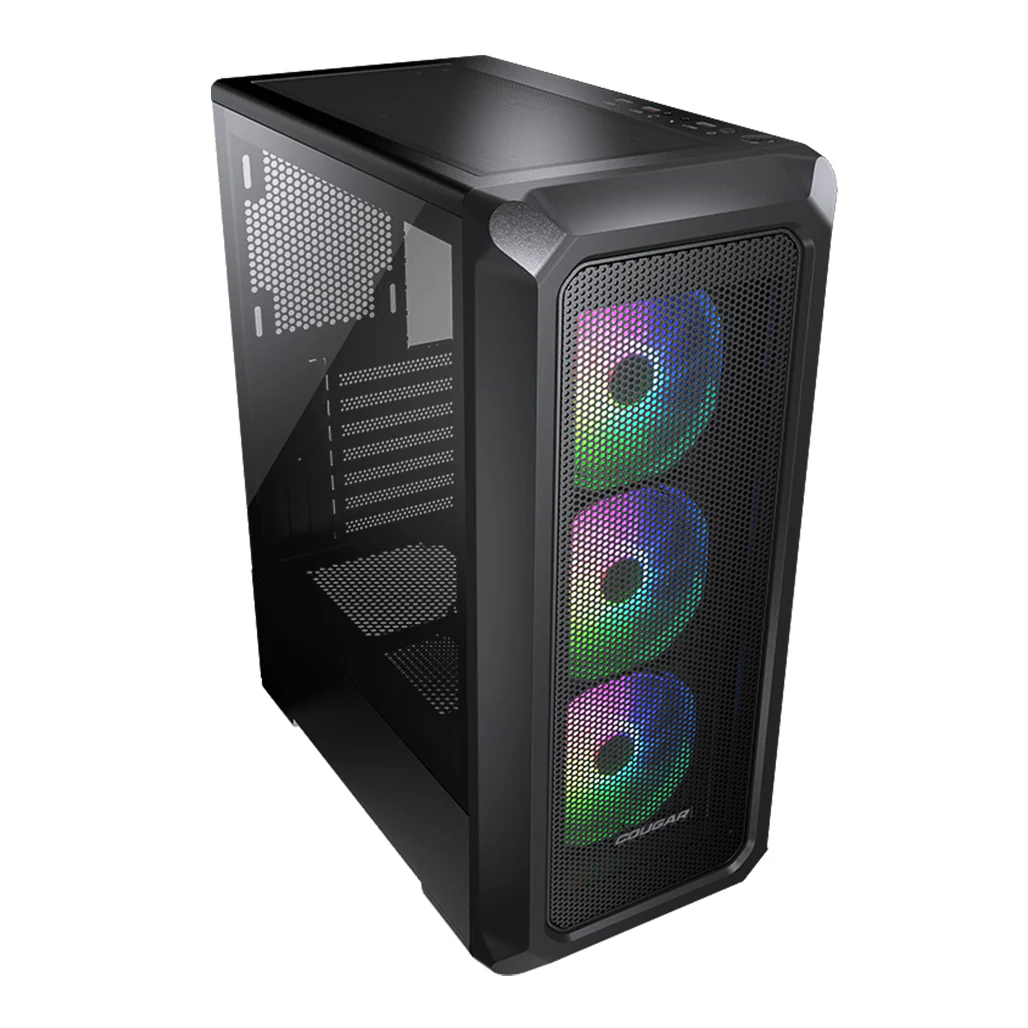 Cougar Archon 2 Mesh RGB Mid Tower Case - High Airflow ARGB Gaming Case with 3 Pre-Installed Fans - Image 4