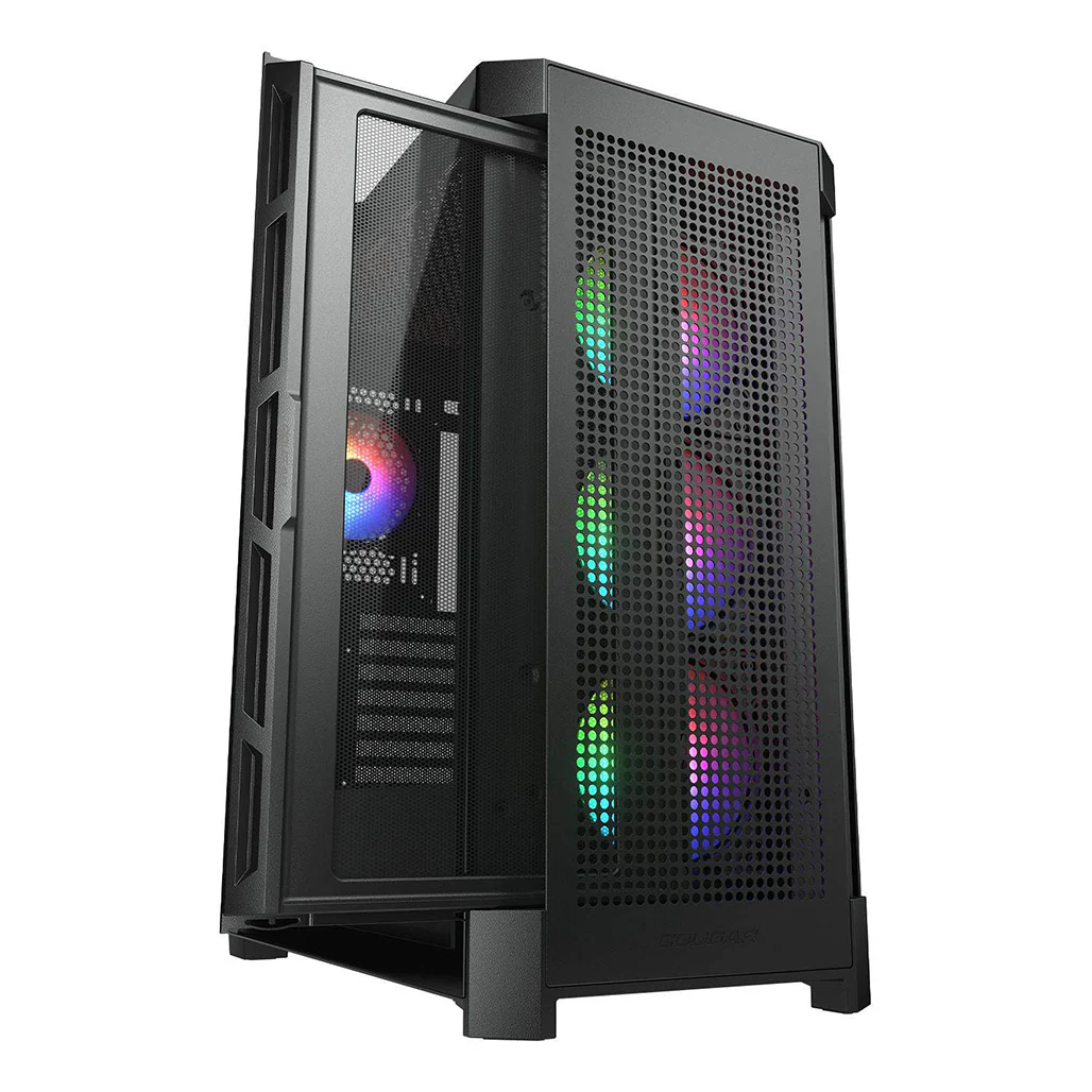 Cougar DUOFACE PRO RGB | Dual-Panel Mid Tower Case with Customizable Airflow - Image 3