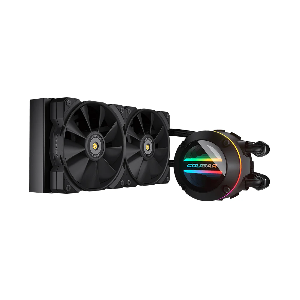 Cougar POSEIDON GT 240 High-Performance AIO Liquid Cooler - ARGB, Efficient Heat Transfer, and Advanced Durability - Image 2