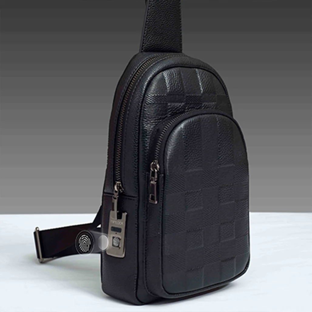 Crossbody Bag with Smart Fingerprint Lock - Image 6