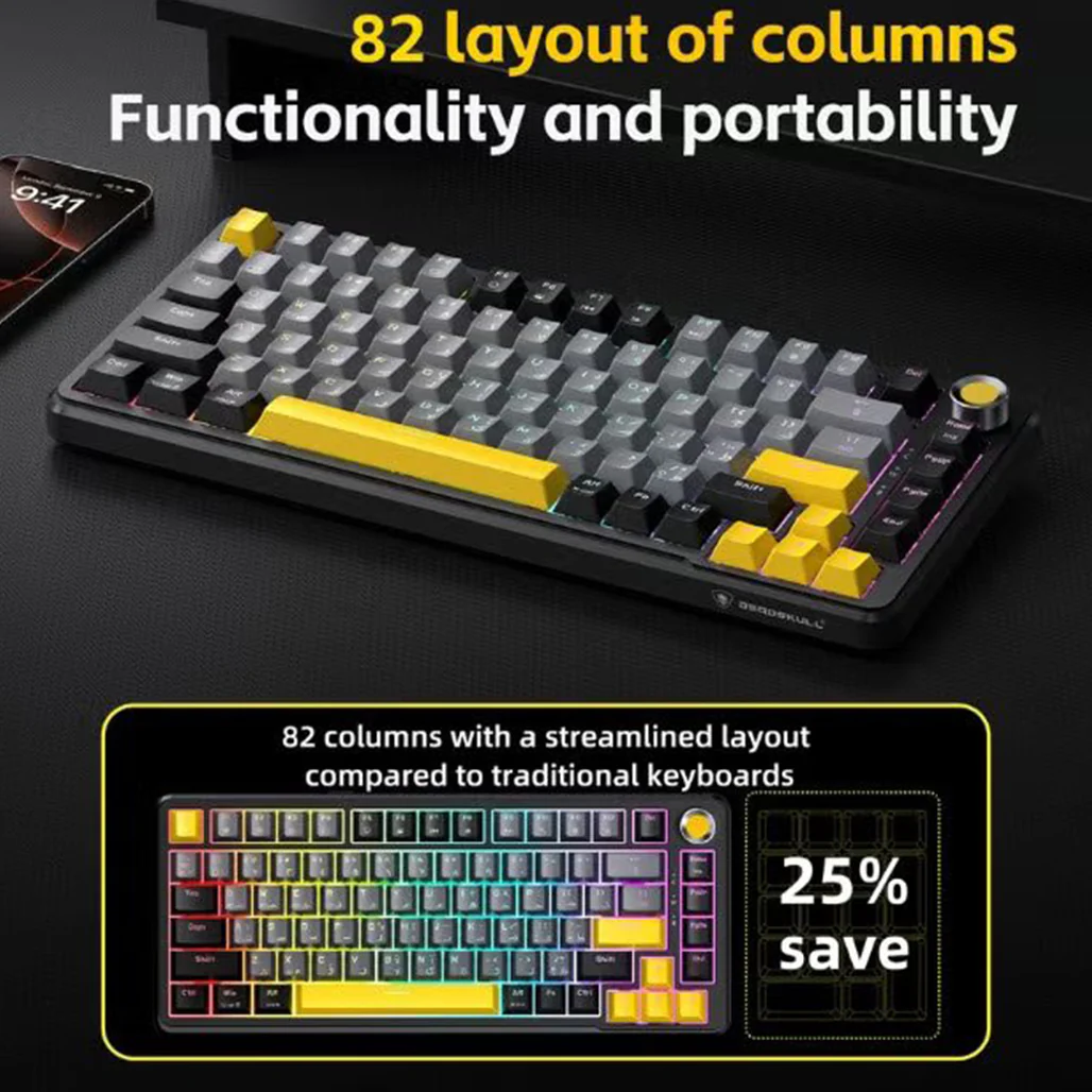 Deadskull Invictus DS-MK088pro Mechanical Gaming Keyboard - Image 7