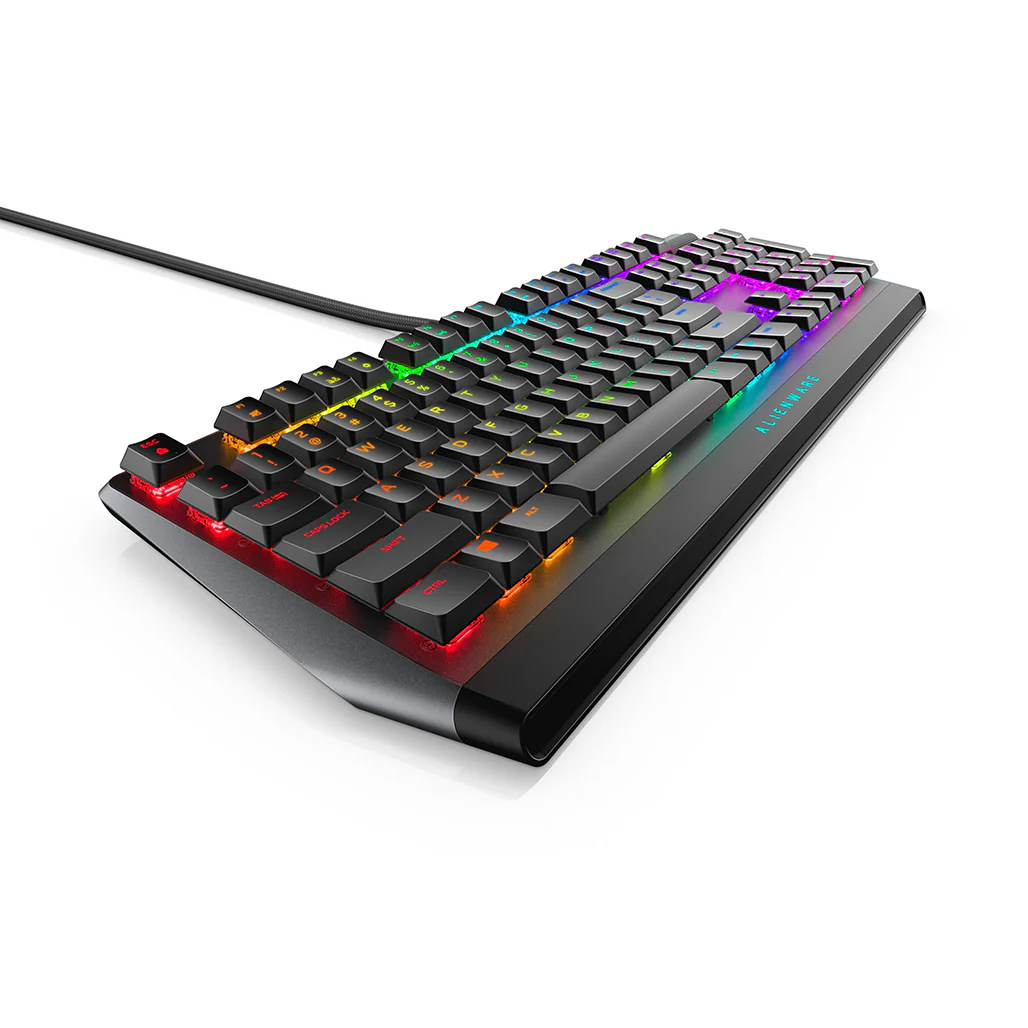 Dell Alienware AW510K Low Profile RGB Mechanical Gaming Keyboard - Cherry MX Red Switches, Dark Side of the Moon - Image 2