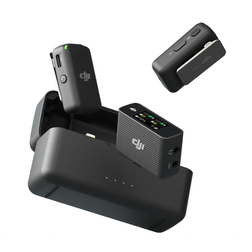 DJI Mic 2 - Pocket Size Pro Audio Wireless Microphone (2 TX + 1 RX + Charging Case) - Image 4
