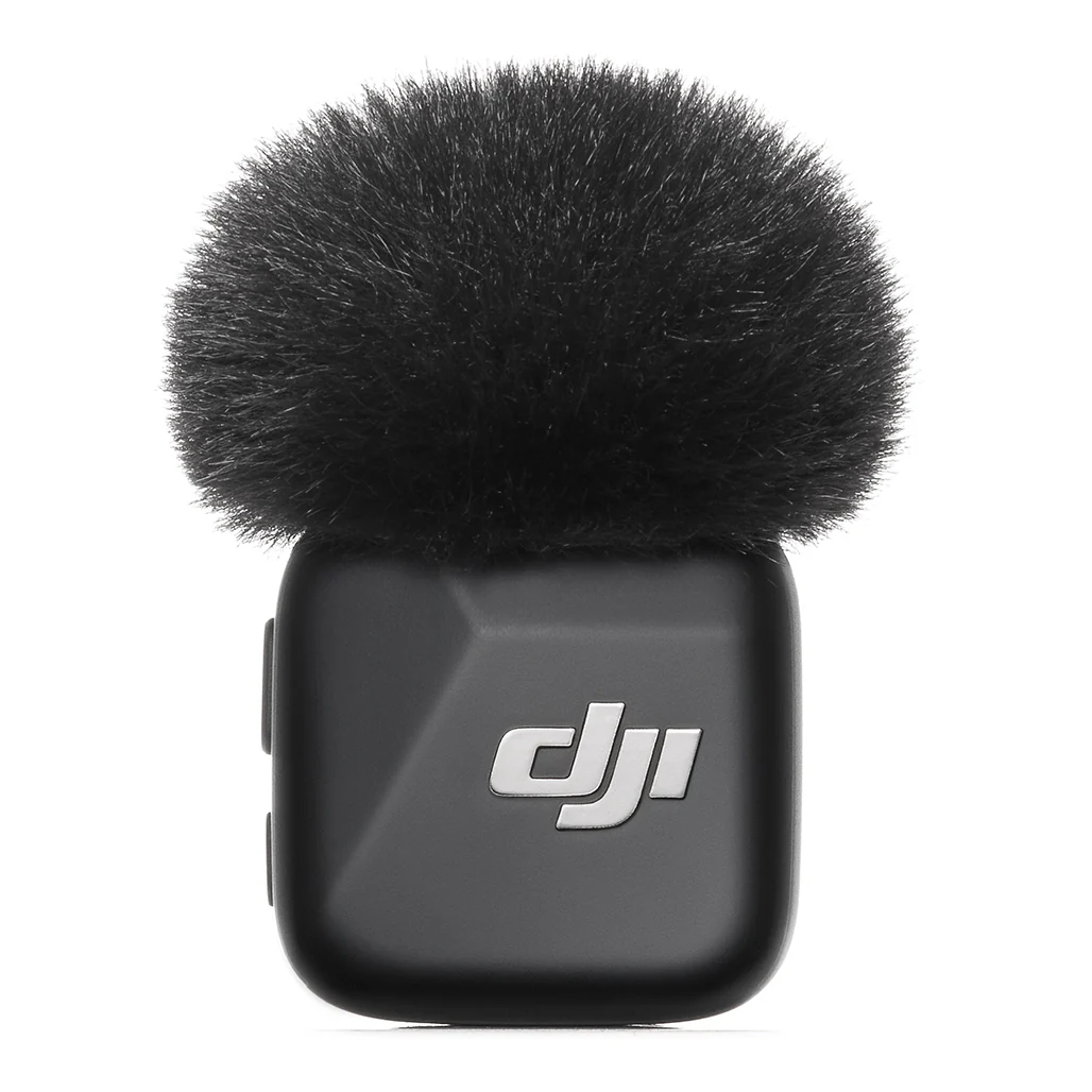 DJI Mic Mini Clip-On Transmitter with Built-In Microphone (2.4 GHz, Infinity Black) - Image 3