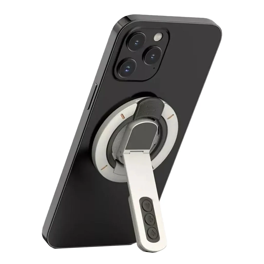 Double-Sided Magnetic Phone Holder Stand | Durable Aluminum Alloy Mobile Mount - Image 2