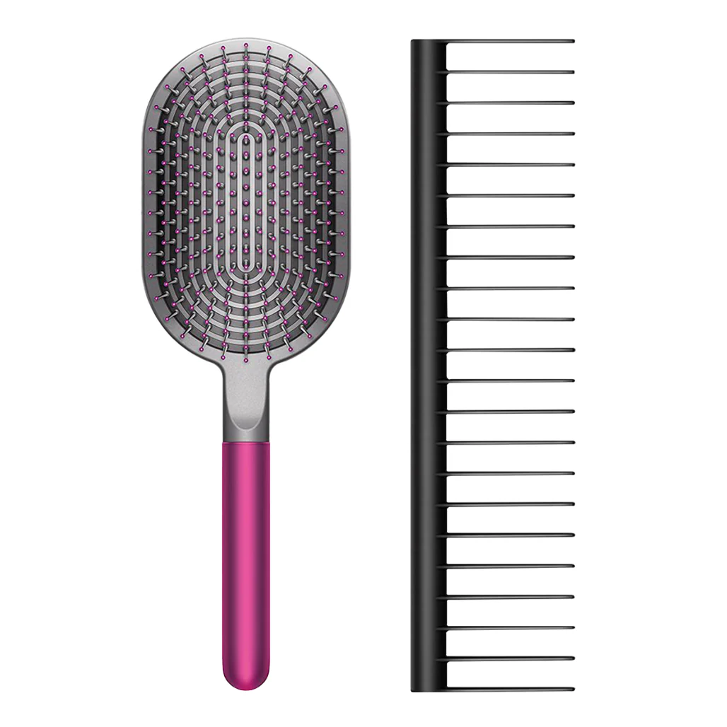Dyson-Designed Paddle Brush and Detangling Combo for Smooth and Tangle-Free Hair!