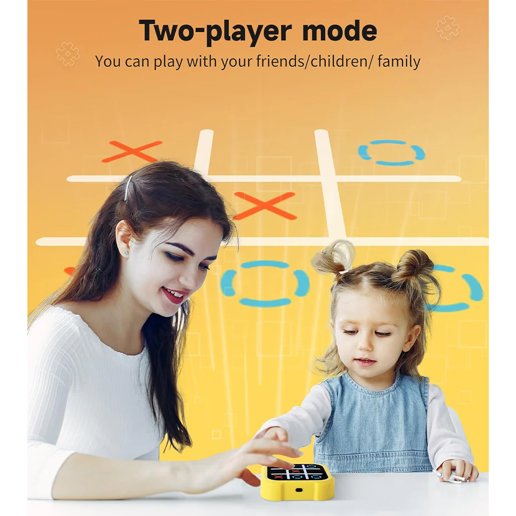 Electronic 4-in-1 Tic Tac Toe Puzzle Console - Image 3
