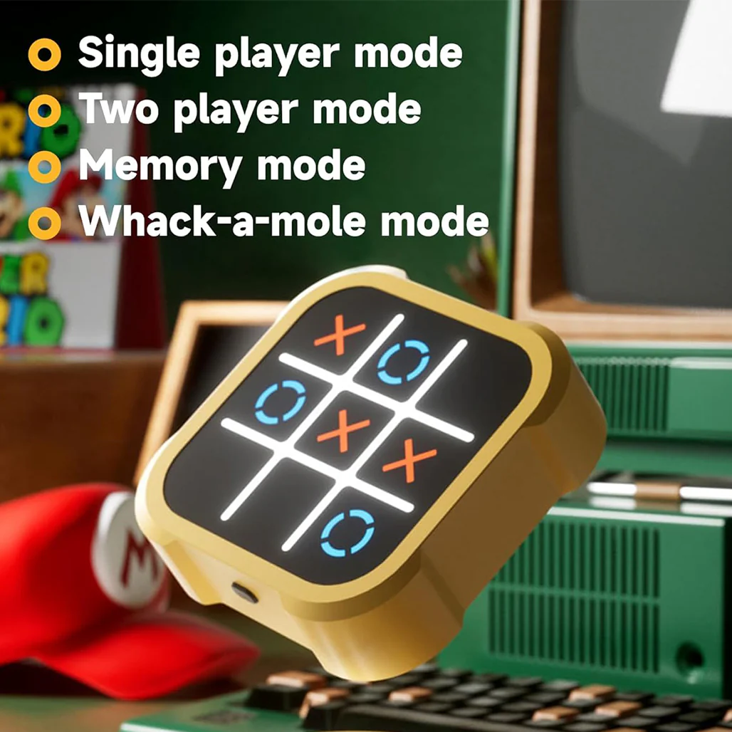 Electronic 4-in-1 Tic Tac Toe Puzzle Console - Image 5