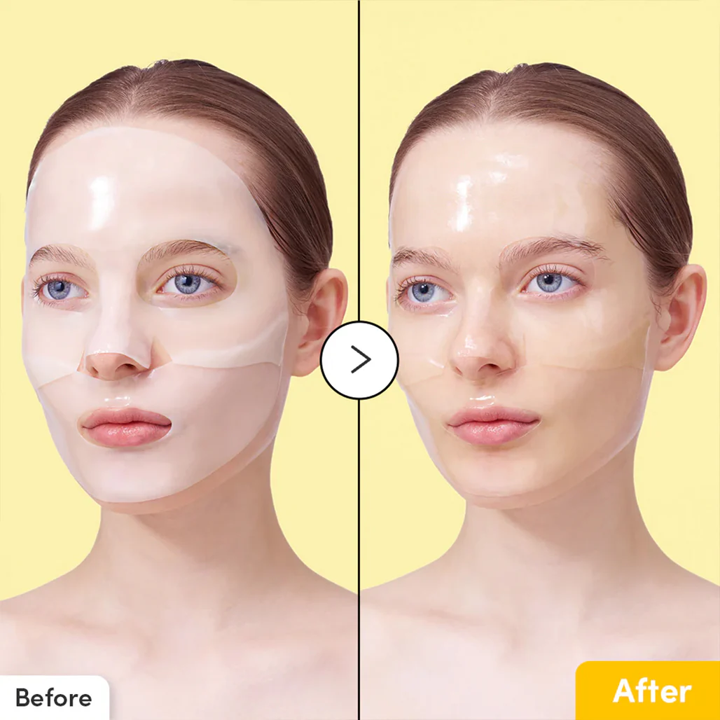 EQQUALBERRY Collagen Glow Up Hydrogel Mask - 4 Sheets - Image 3