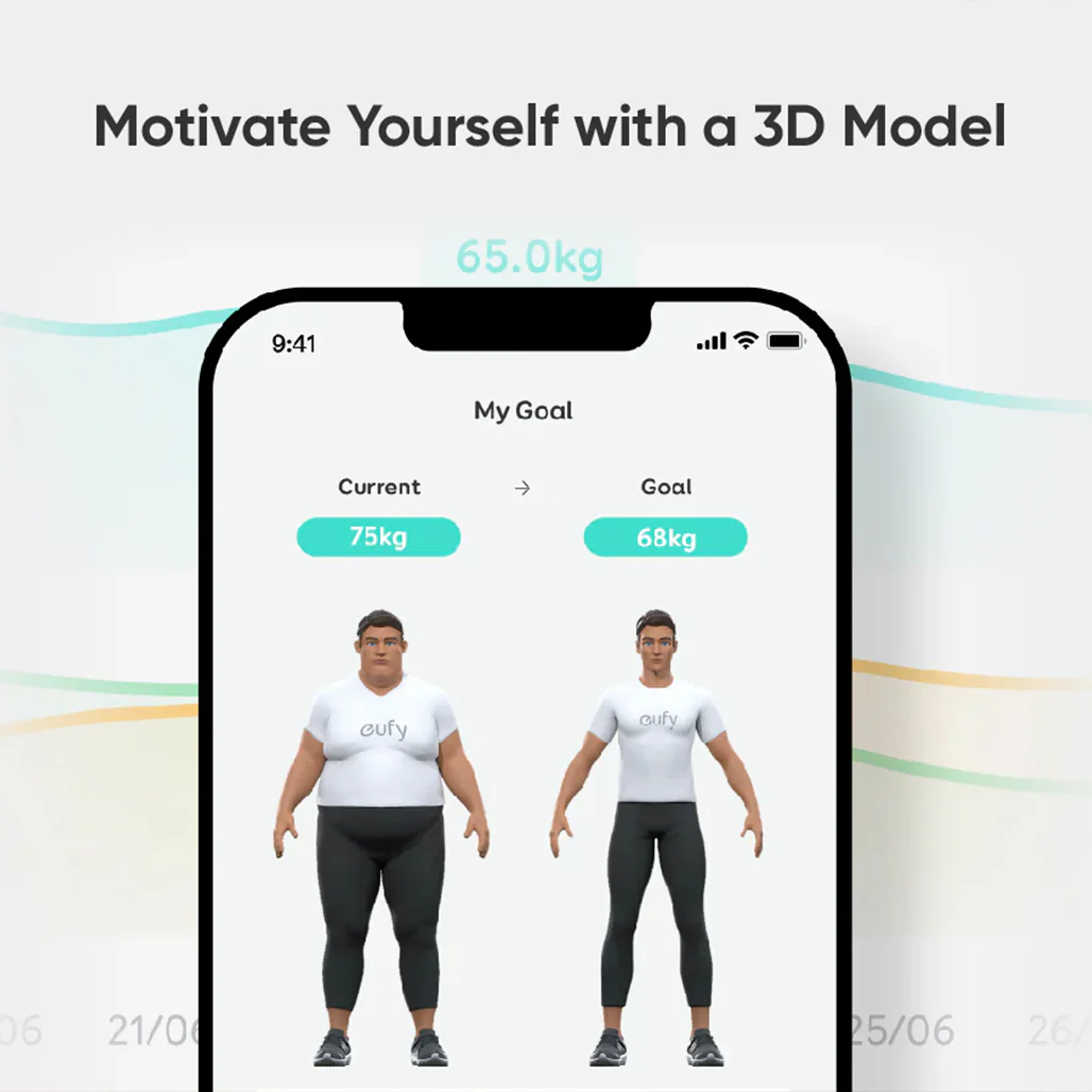Eufy Smart Scale P3 - Precise Body Fat and Health Monitoring with 3D Virtual Insights - Image 2