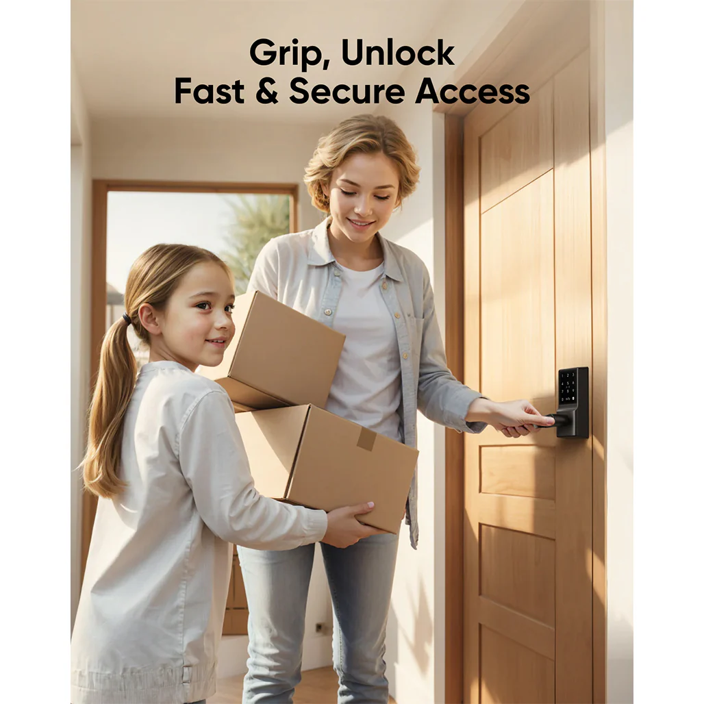 Eufy Smart Lock C33 – Wi-Fi Fingerprint Lever Lock - Image 3