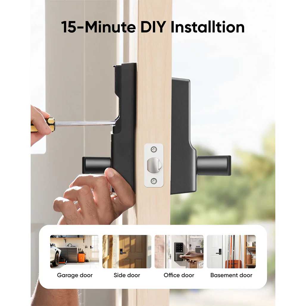 Eufy Smart Lock C33 – Wi-Fi Fingerprint Lever Lock - Image 6