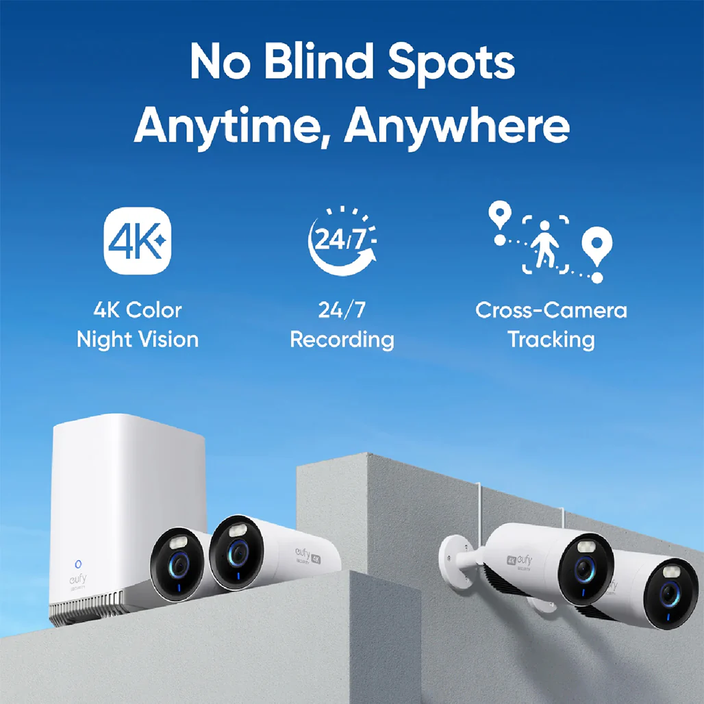 EufyCam E330 - 4-Camera Kit - Image 10