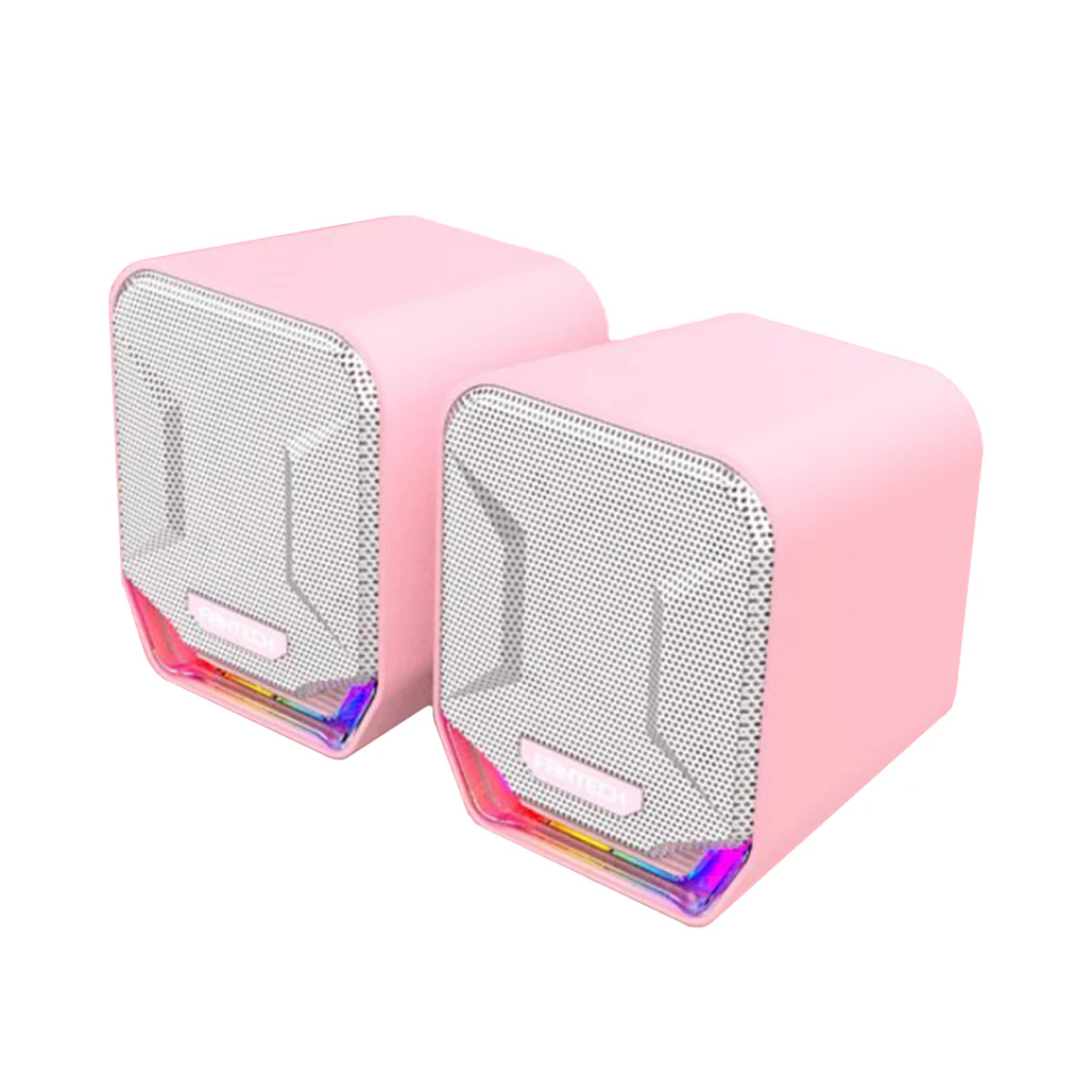 Fantech GS202 SONAR - USB RGB Gaming & Music Speaker (Pink Sakura Edition) - Image 2