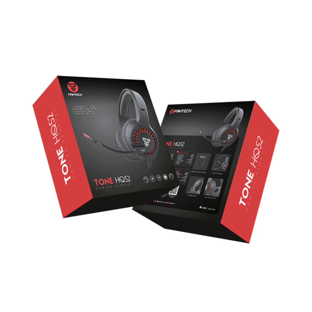 Fantech HQ52 Tone - Lightweight Stereo Gaming Headset with Foldable Microphone - Image 3