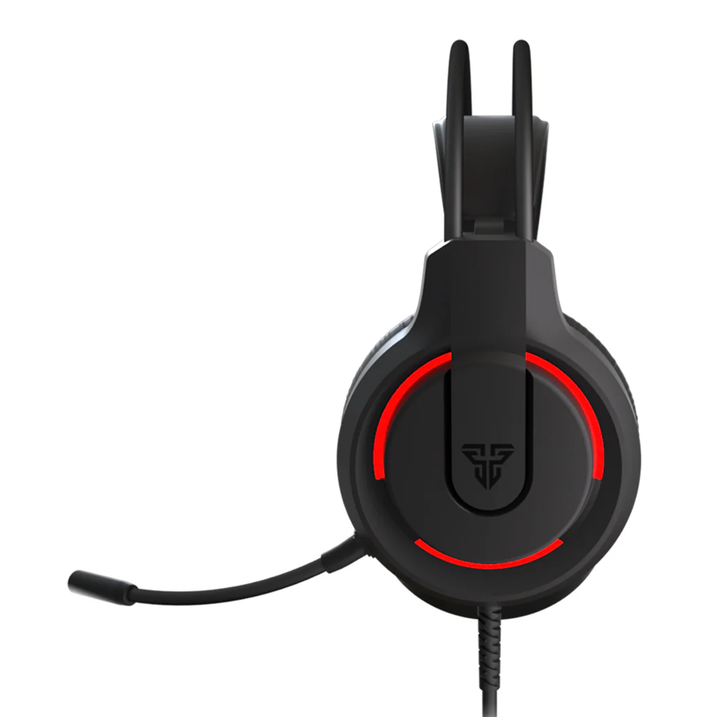 Fantech HQ53 Flash - Lightweight Gaming Headset with Red Lighting and Easy Volume Control - Image 2