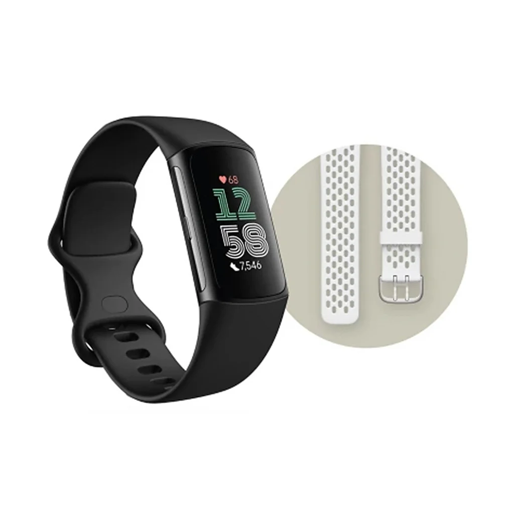Fitbit Charge 6 - Premium Fitness Tracker - Obsidian/Black Aluminum - Image 5