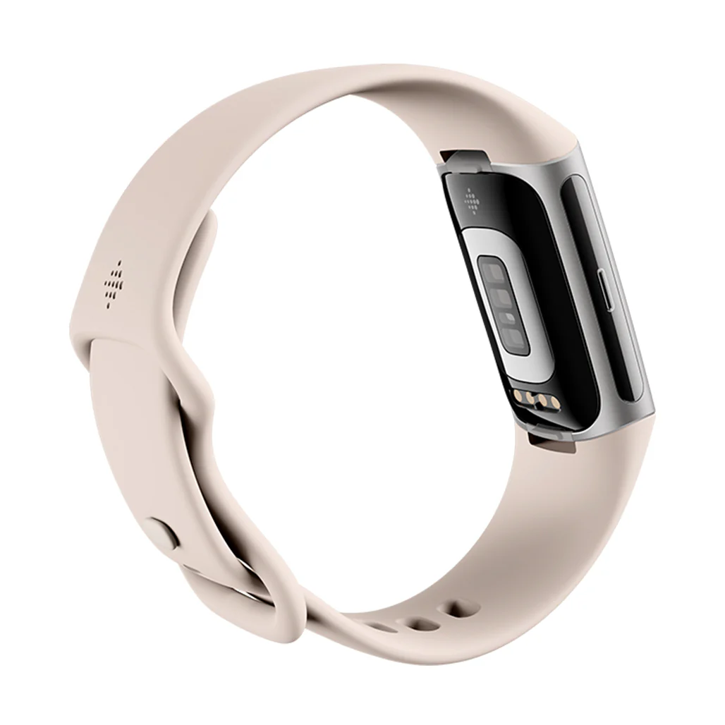 Fitbit Charge 6 - Premium Fitness Tracker - Porcelain/Silver Aluminum - Image 4