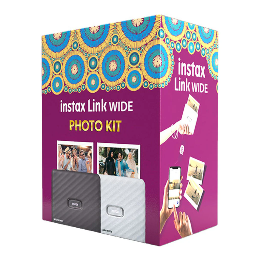 Fujifilm Instax Wide Link - Smartphone Printer Photo Kit – White - Image 3