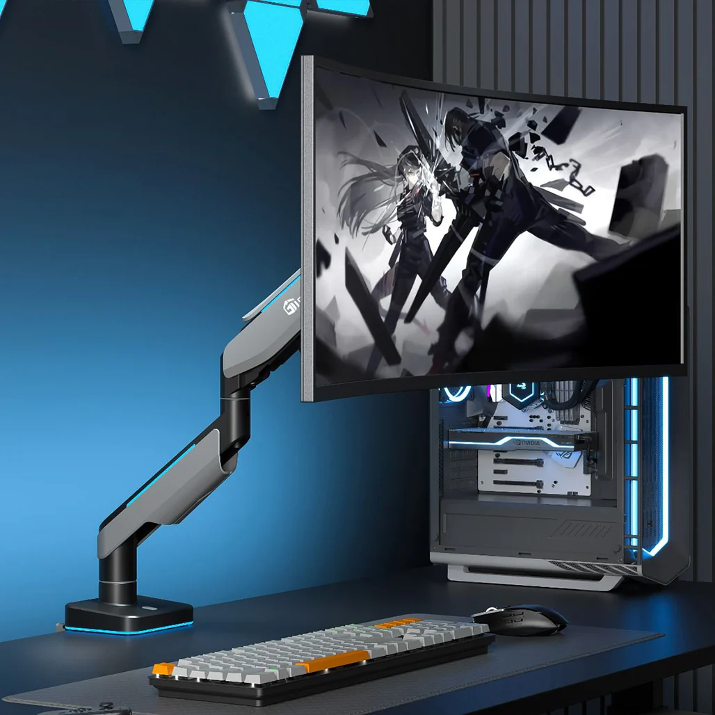 GamerTek Pivot Single RGB Monitor Arm - Image 4