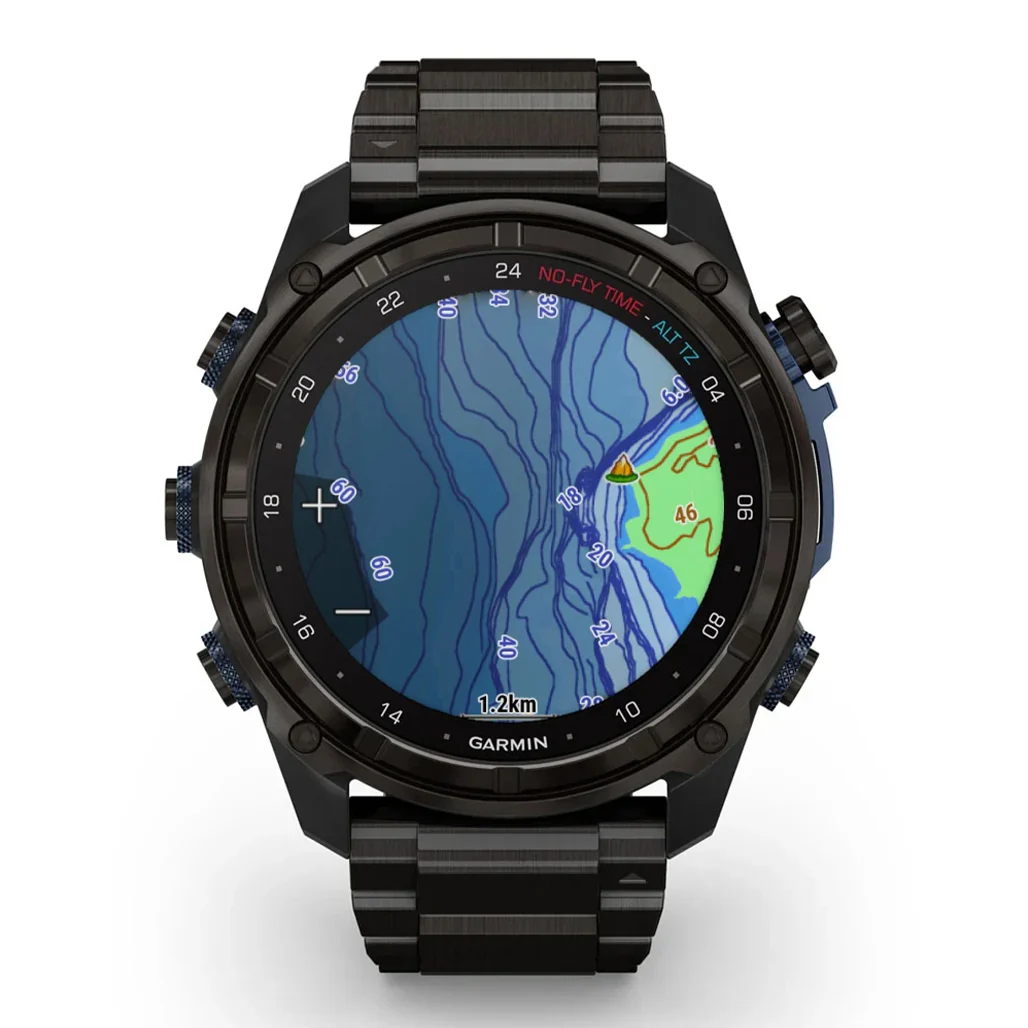 Garmin Descent™ Mk3i - Carbon grey DLC titanium with DLC titanium band | 010-02752-14 - Image 7