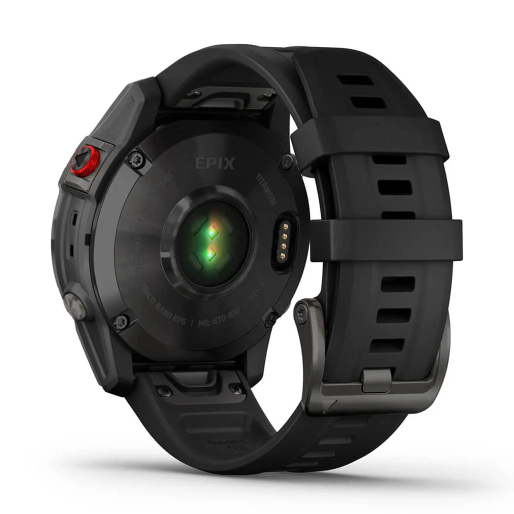 Garmin epix™ (Gen 2) Sapphire Edition - 010-02582-11 - Black Titanium with Black Band - Image 8