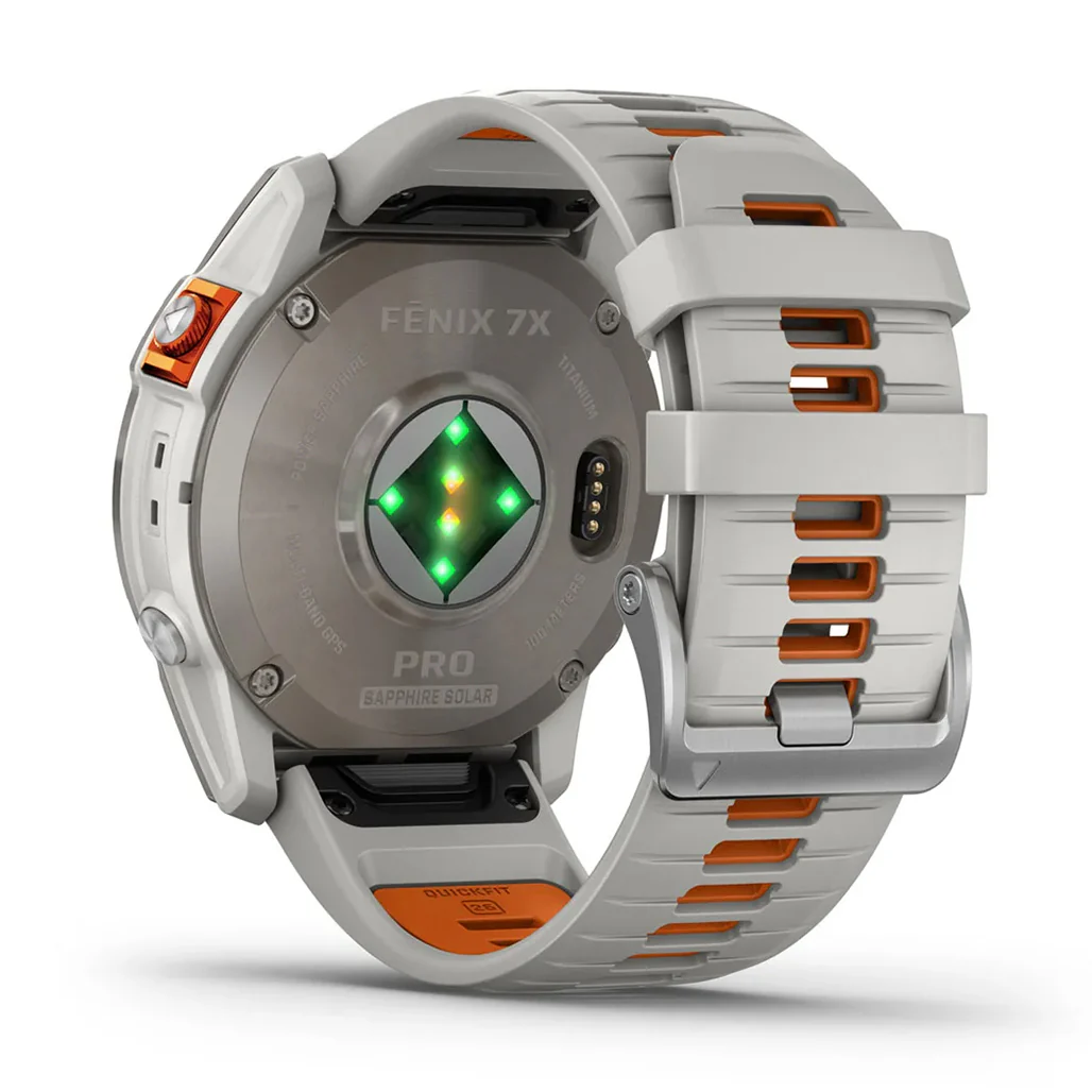 Garmin Fēnix® 7X Pro Sapphire Solar Edition - Carbon Gray DLC Titanium with Black Band - Image 4