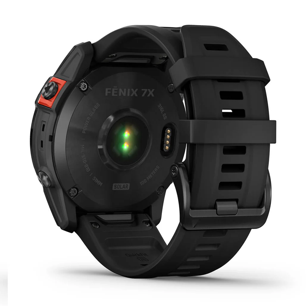 Garmin Fenix 7X Solar Edition - Slate grey with black band | 010-02541-01 - Image 6