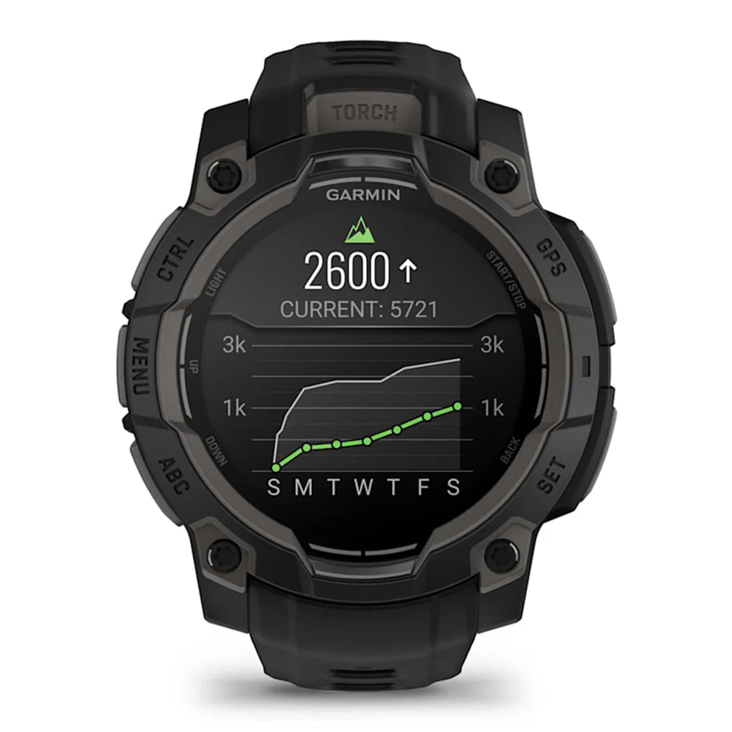 Garmin Instinct 3 45mm AMOLED - Black with Black Band - Image 8